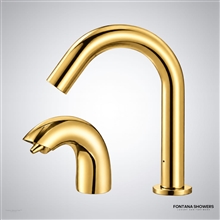 Gold sensor faucet dispenser set