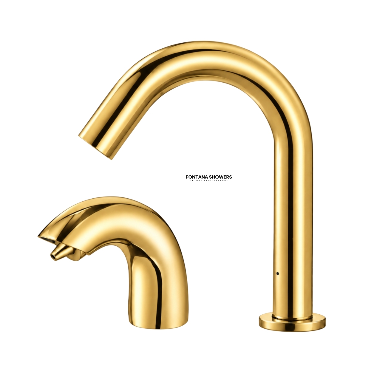 Trio Polished Gold Finish Commercial Motion Sensor Liquid Soap Dispenser