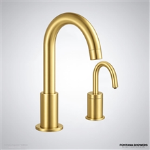 Fontana Aquanixâ„¢ Touchless Set In Brushed Gold