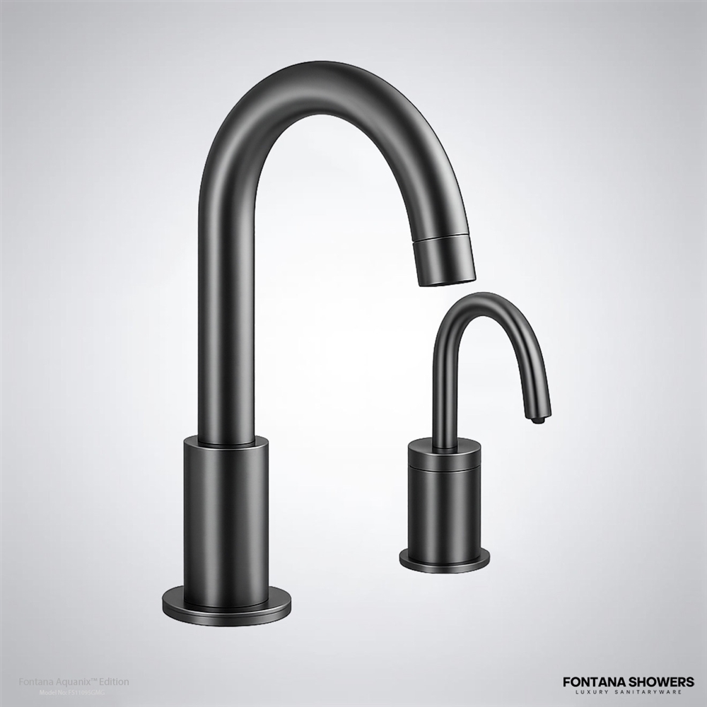 Fontana Aquanixâ„¢ Touchless Set In Gun Metal Gray