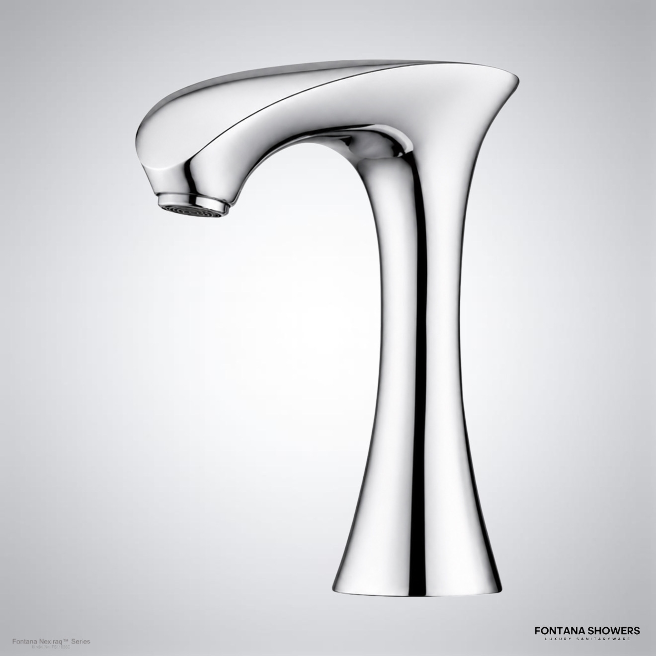 Fontana Nexiraq Series Chrome Touchless Bathroom Faucet