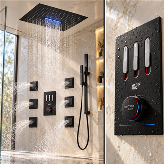 Fontana Nello™ – Matte Black LED