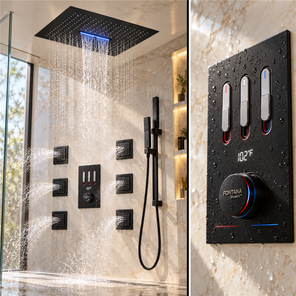 Fontana Nello™ – Matte Black LED
