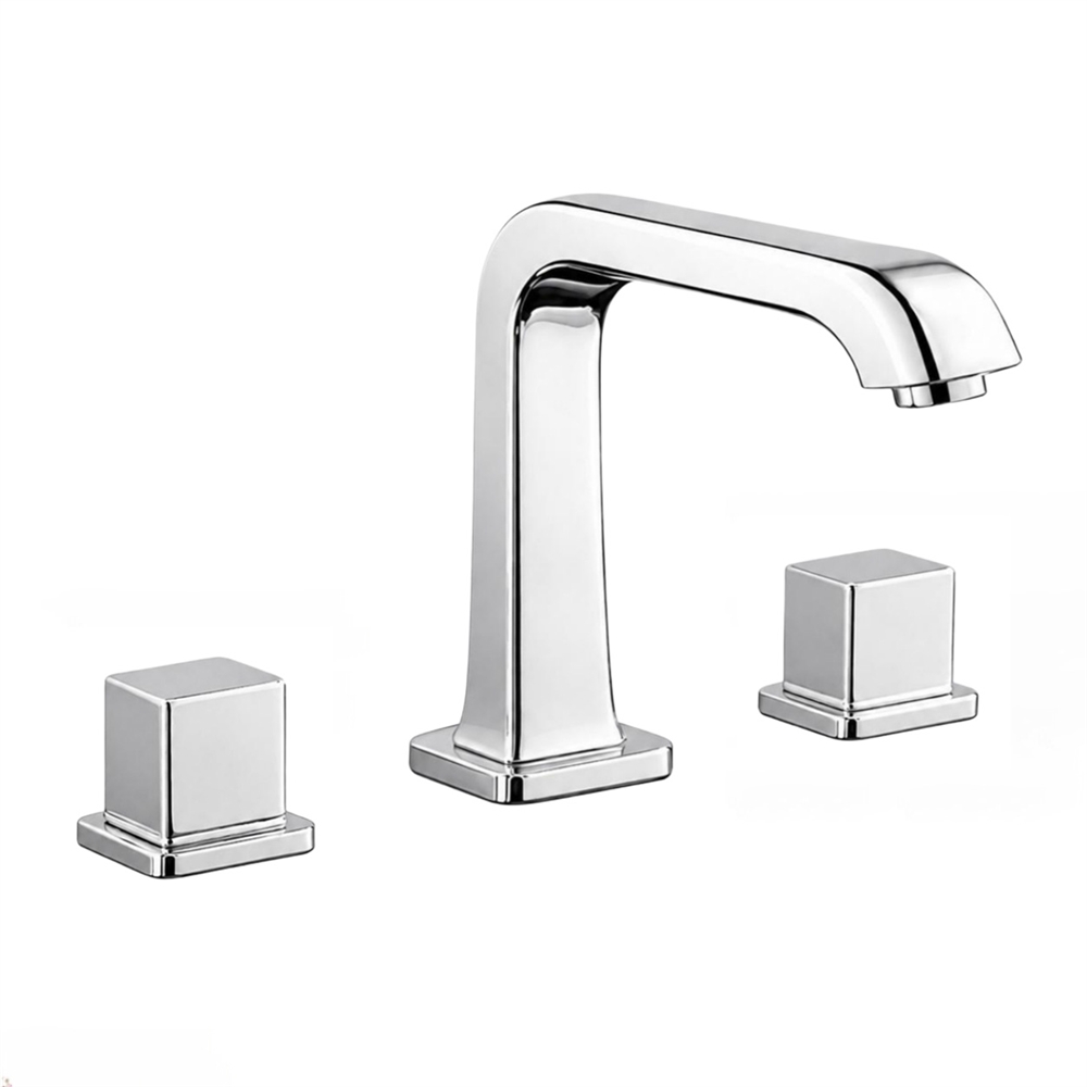 Fontana Square Edge chrome two-handle bathroom faucet