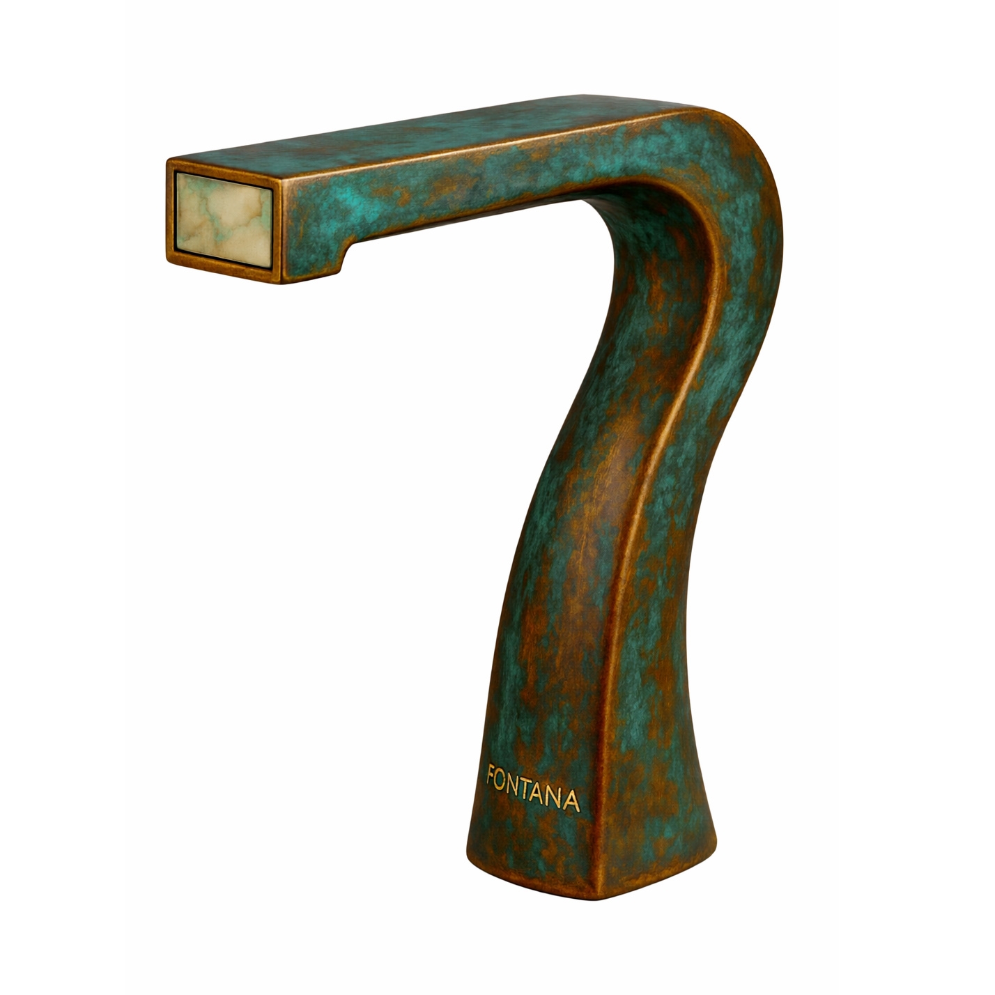 Fontana Coastal Verdigris Copper Blue Artisan