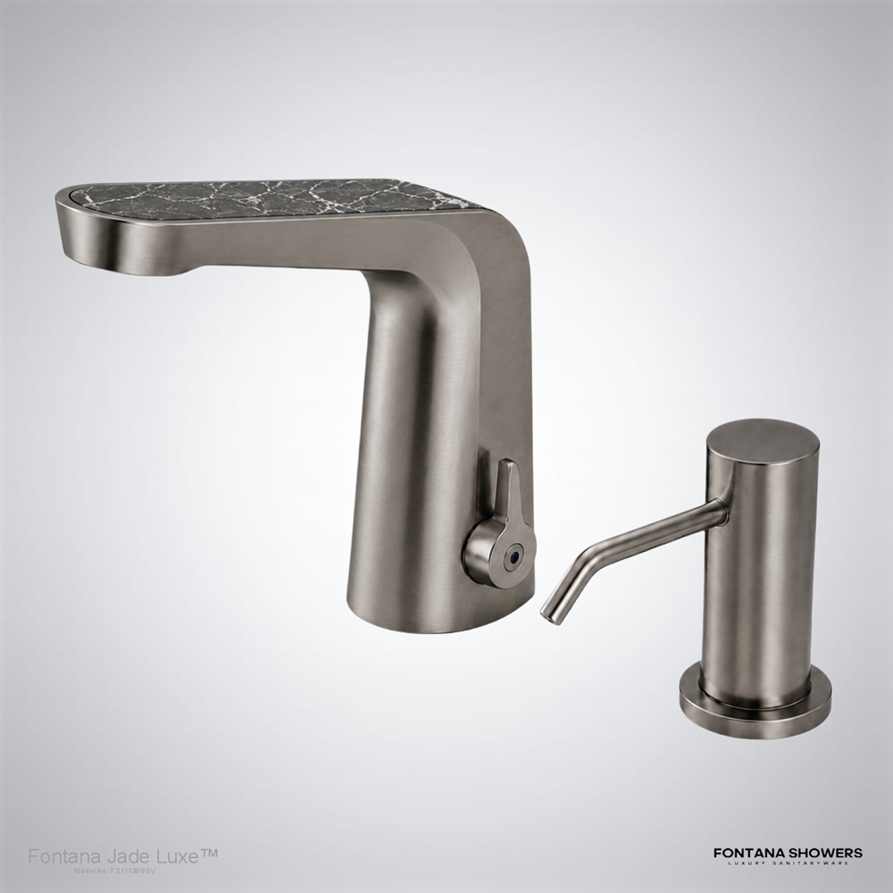 Iridium Grey Marble Touchless Faucet
