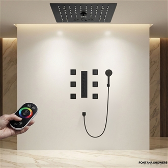 Fontana Aerynthâ„¢ â€“ Matte Black Thermostatic