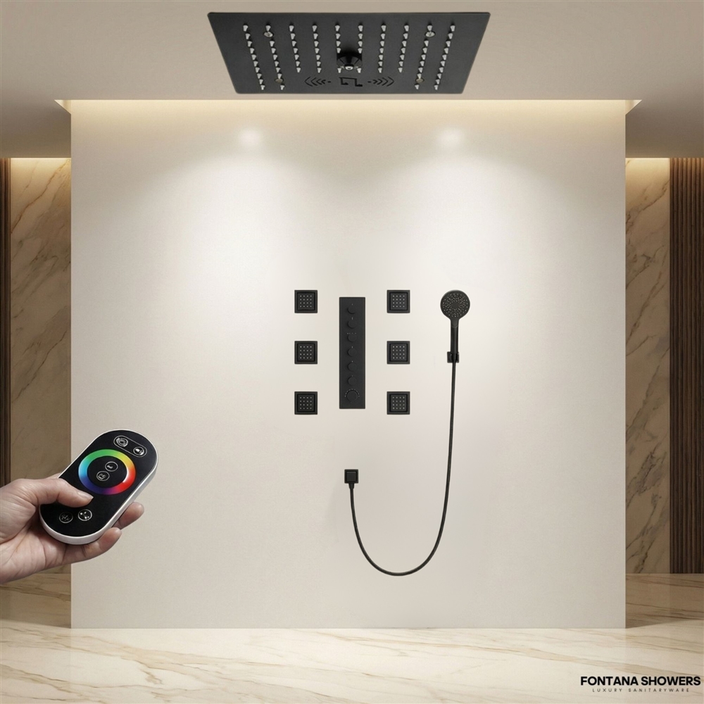 Fontana Aerynth™ – Matte Black Thermostatic