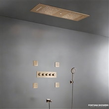 Fontana Xylaronâ„¢ â€“ Brushed Gold Digital Thermostatic