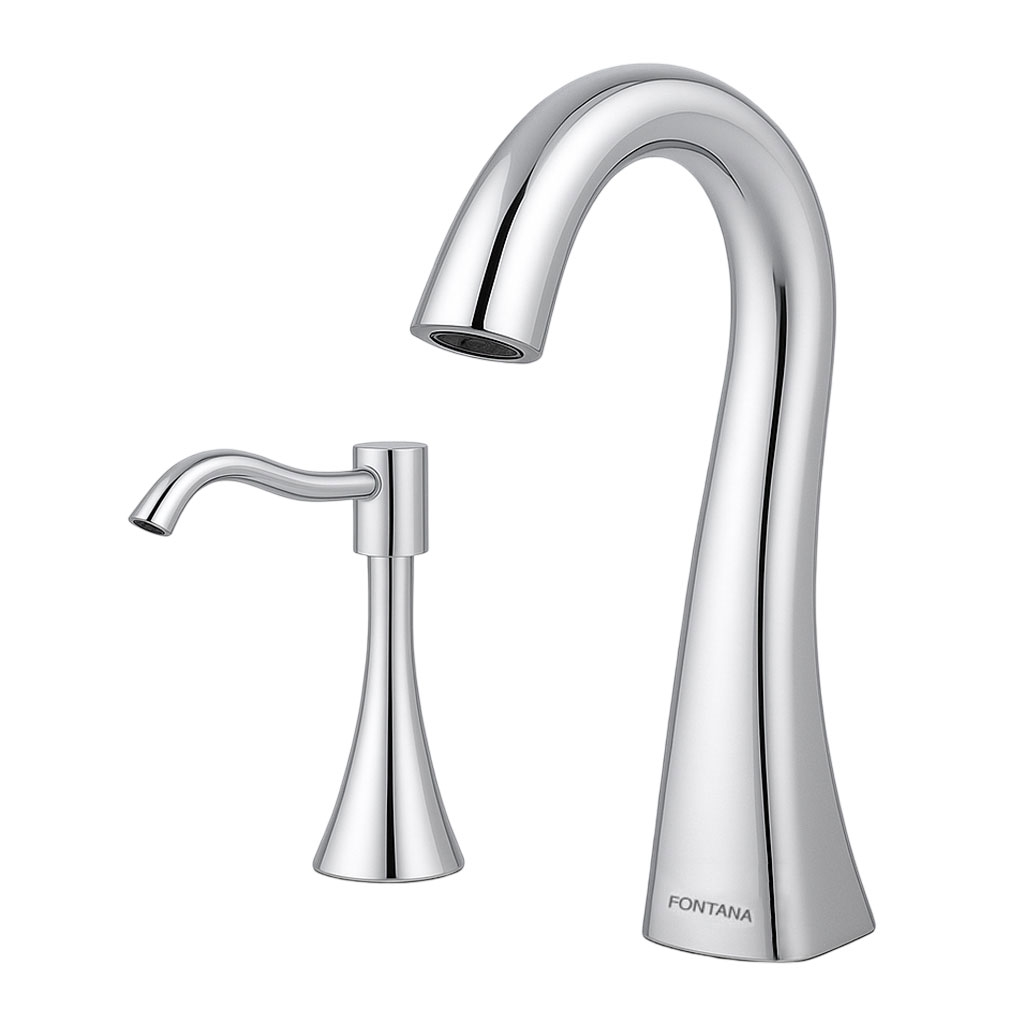 Fontana TerraFlow Chrome Contemporary