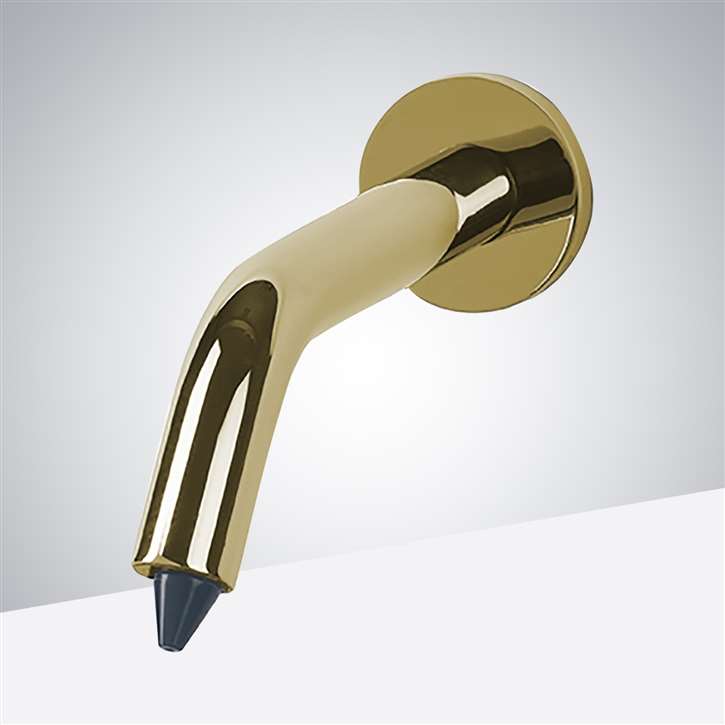 Fontana Naples Commercial Wall Mount Shiny Gold Finish Automatic Soap Dispenser