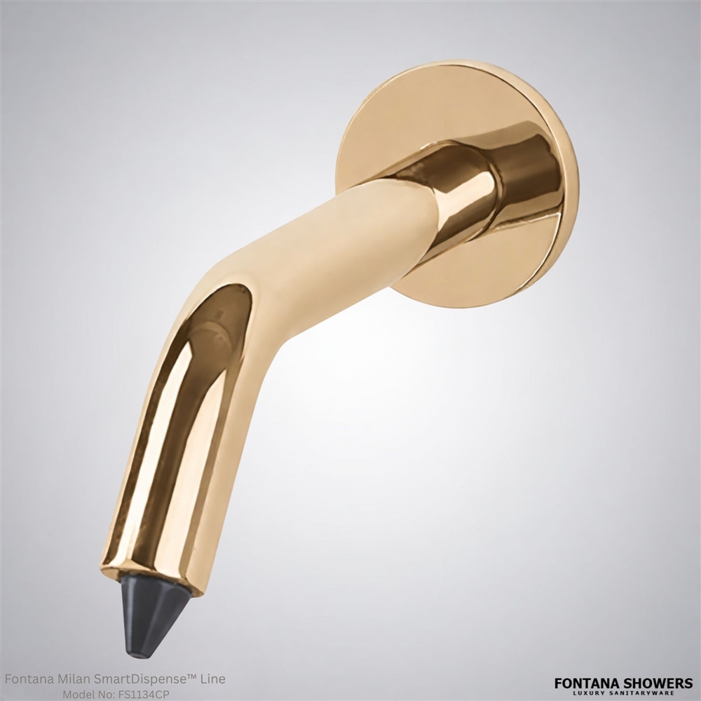 Champagne wall-mounted soap dispenser