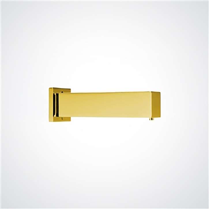 Fontana Deauville Polished Gold Finish Commercial Wall Mount Square Shaped Sensor Soap Dispenser