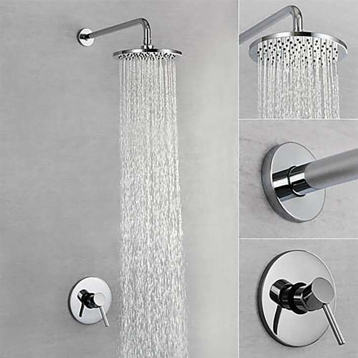 Fontana  Soriano Wall Mount Chrome Finish Shower Setâ€“ Fontana Soriano