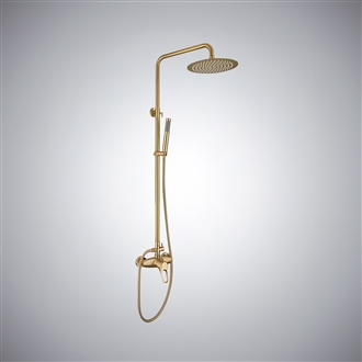 Fontana FS1172 brushed nickel ceiling mount shower system