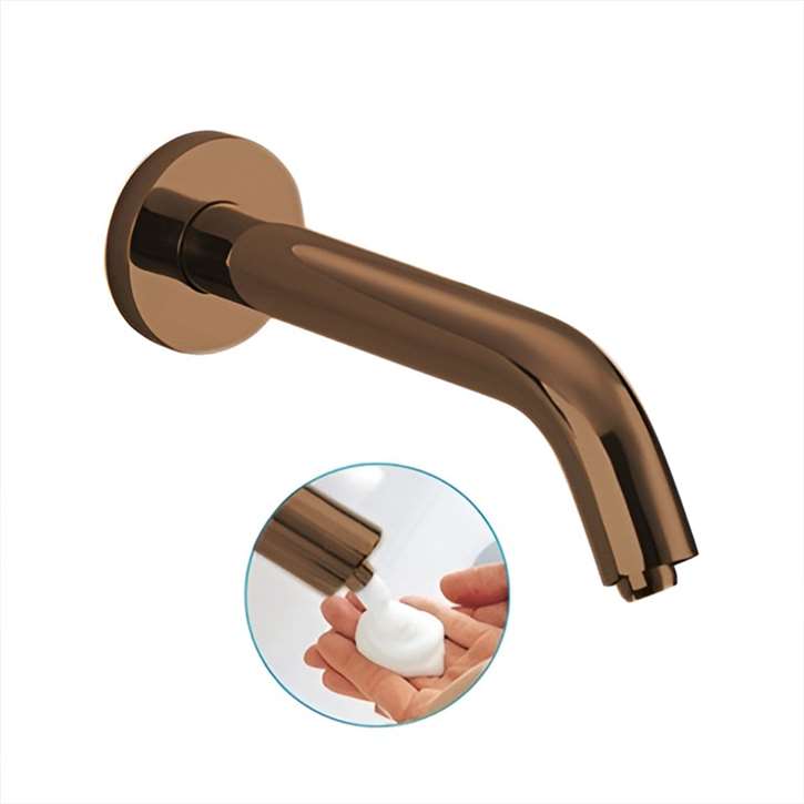 Fontana Dijon Commercial Wall Mount Motion Sensor Foam Soap Dispenser In Light Oil Rubbed Bronze Finish