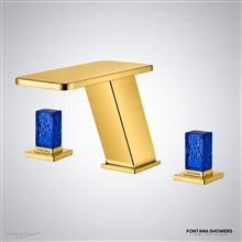 Fontana Elvaraâ„¢ â€“ Dual Handle Faucet in Gold Finish