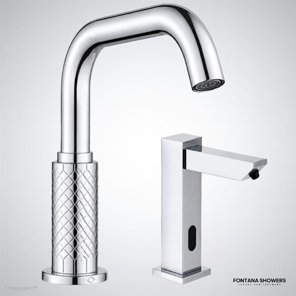 Avellano Chrome Touchless Faucet Set