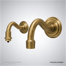 Rinsova antique brass touchless faucet and dispenser