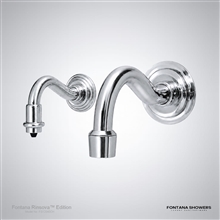 Rinsova chrome touchless faucet and soap dispenser
