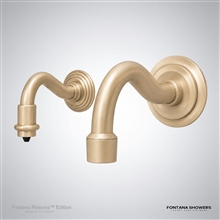 Rinsova champagne touchless faucet and soap dispenser