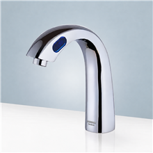 Fontana Le Havre Deck Mount Chrome Sensor Bathroom Faucet