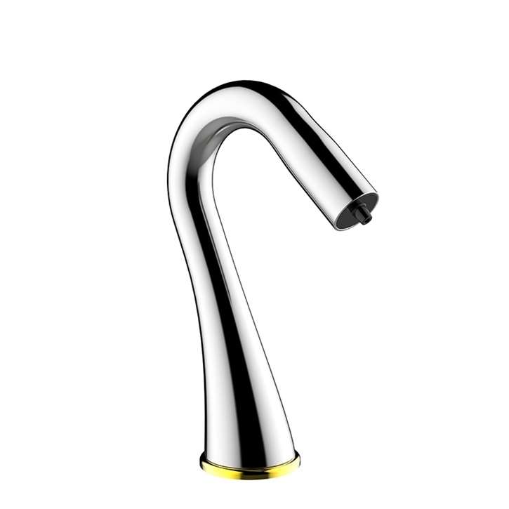 Fontana Chatou Deck Mount Brushed Nickel Commercial Automatic Touchless Commercial Soap Dispenser