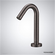 Gun metal gray sensor faucet
