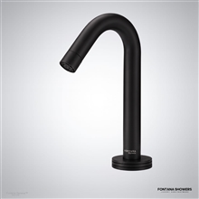 Matte black sensor faucet
