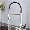 Fontana Chatou Chrome Finish No Sensor Stainless Steel Kitchen Faucet