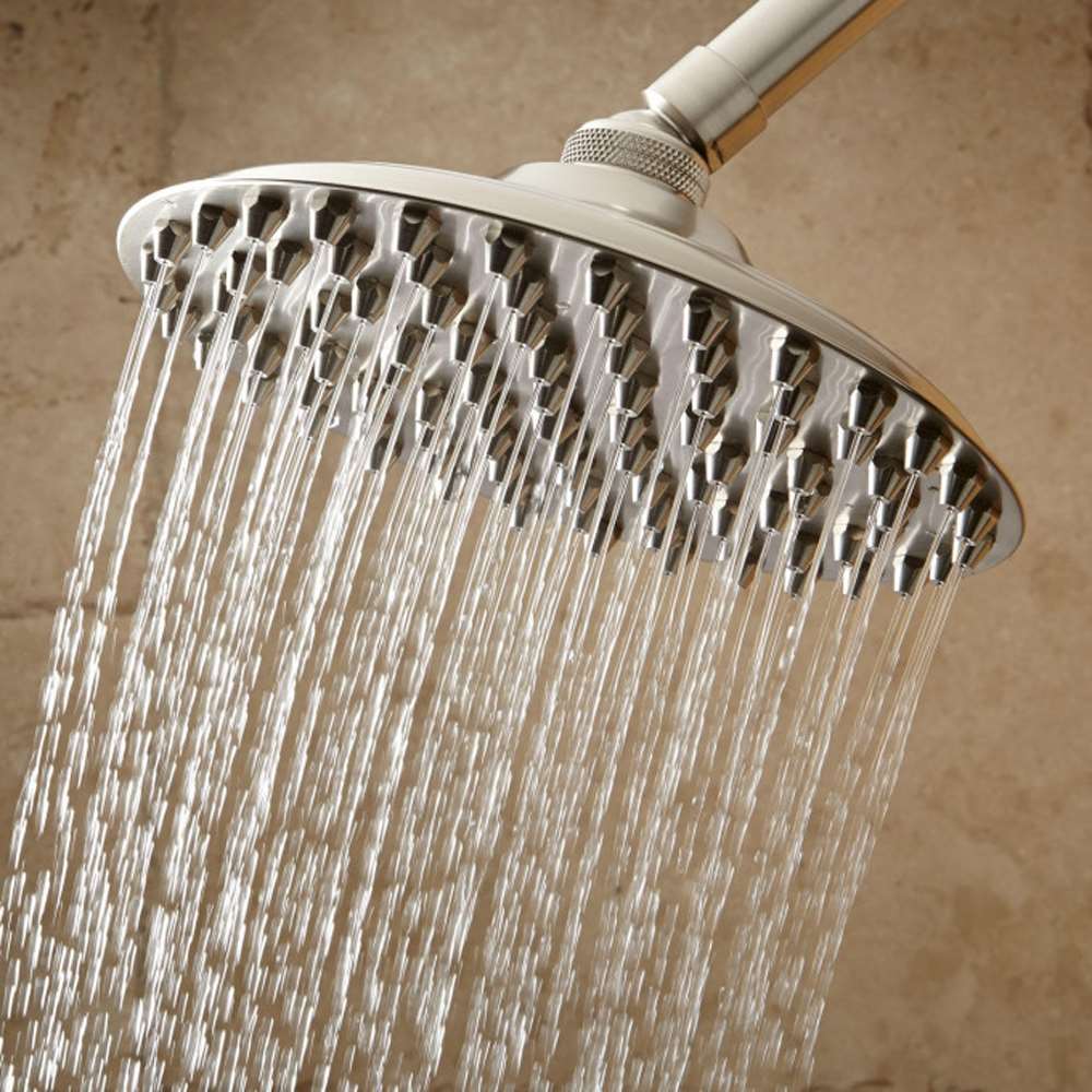 Wall-mounted dual shower head system installation planning