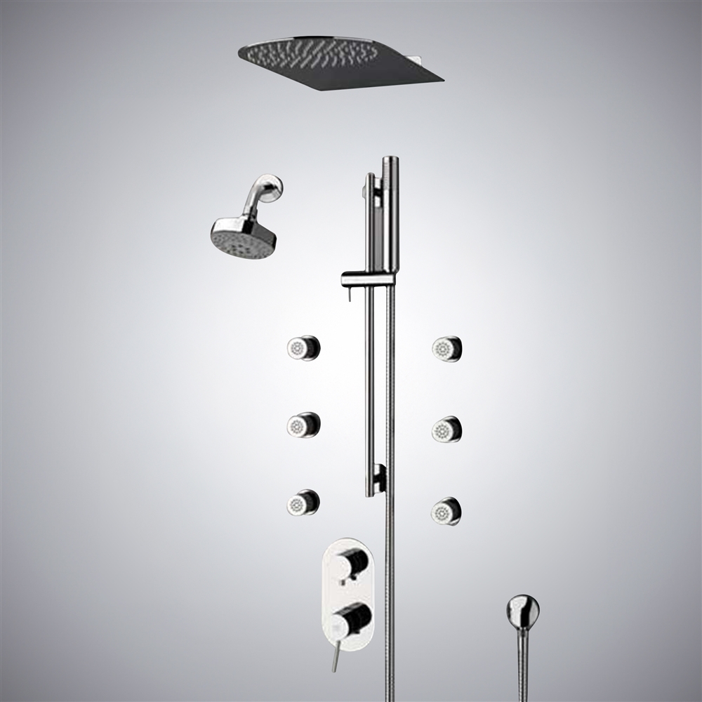 Luxury Showers With Multiple Shower Heads