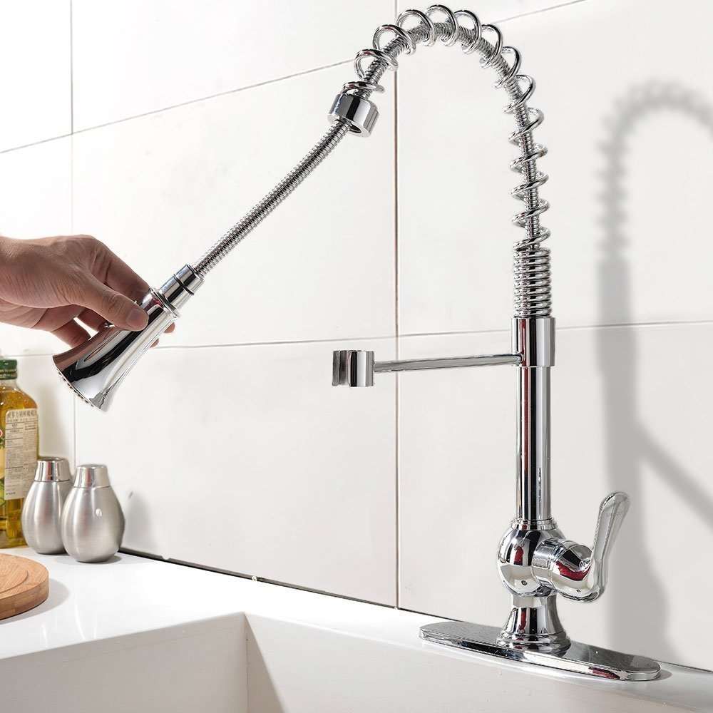 Pampa-Chrome-Single-Handle-Kitchen-Sink-Faucet