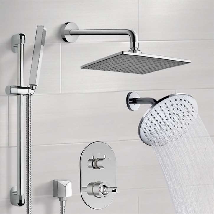 Best Dual Shower Head Set Sale Fontana Couple Showering Dual Showers System With Handshower At 
