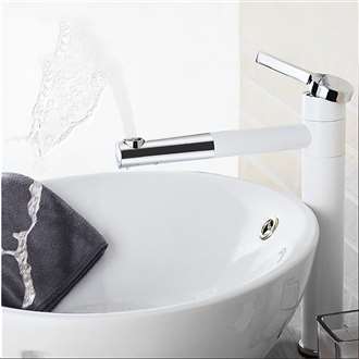 Sardinia Brass Deck Mount Chrome White Danzi Bathroom faucet