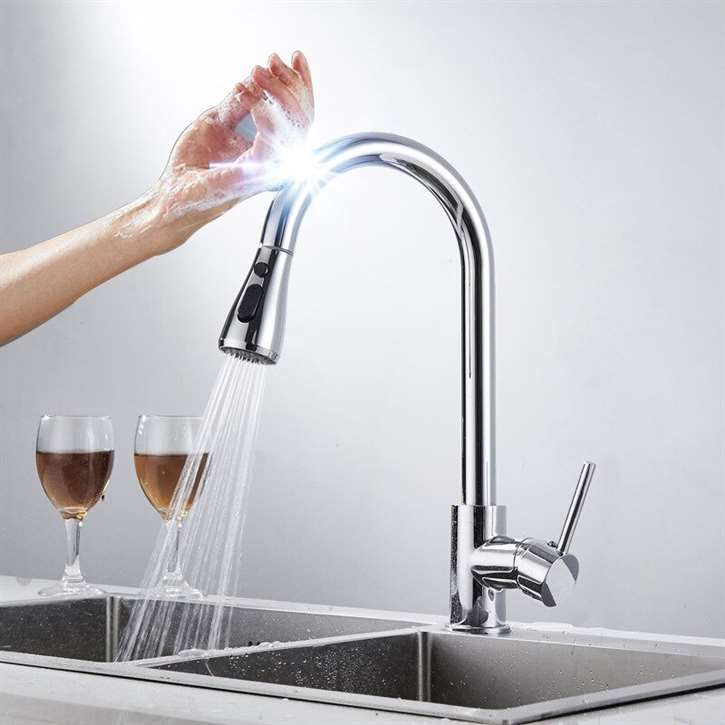 Motion Sensor Hands-Free Kitchen Faucet