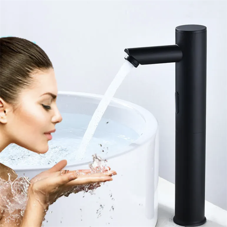 Fontana Matte Black 31cm Automatic Sensor Intelligent Faucet