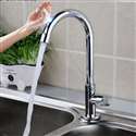 Fontana Chatou Chrome Single Handle Cold Sensor Touch Kitchen Sink Faucet