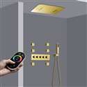 Modern Fontana Dijon Shower with LED Lighting and Thermostatic Control