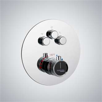 Fontana IsÃ¨re Chrome Thermostatic Shower Mixer