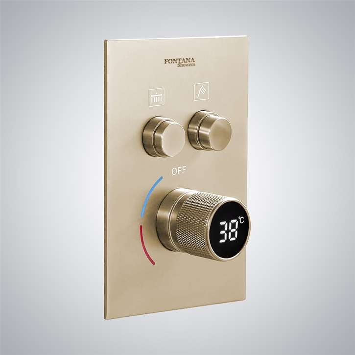 Browse Fontana Midland Two Functions Digital Champagne Thermostatic ...