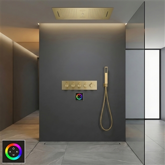 Genoa recessed thermostatic shower system demonstrating product integrity
