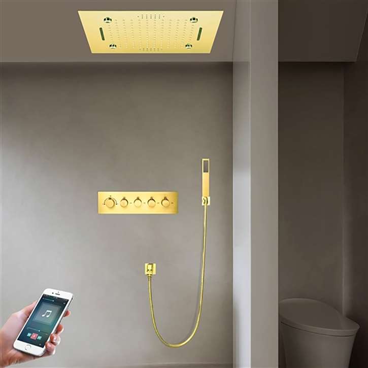 Shower Set Gold
