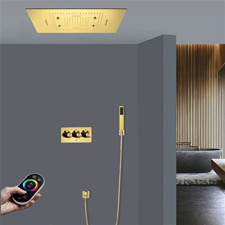 TERNI REMOTE CONTROLLED THERMOSTATIC LED RECESSED CEILING MOUNT
