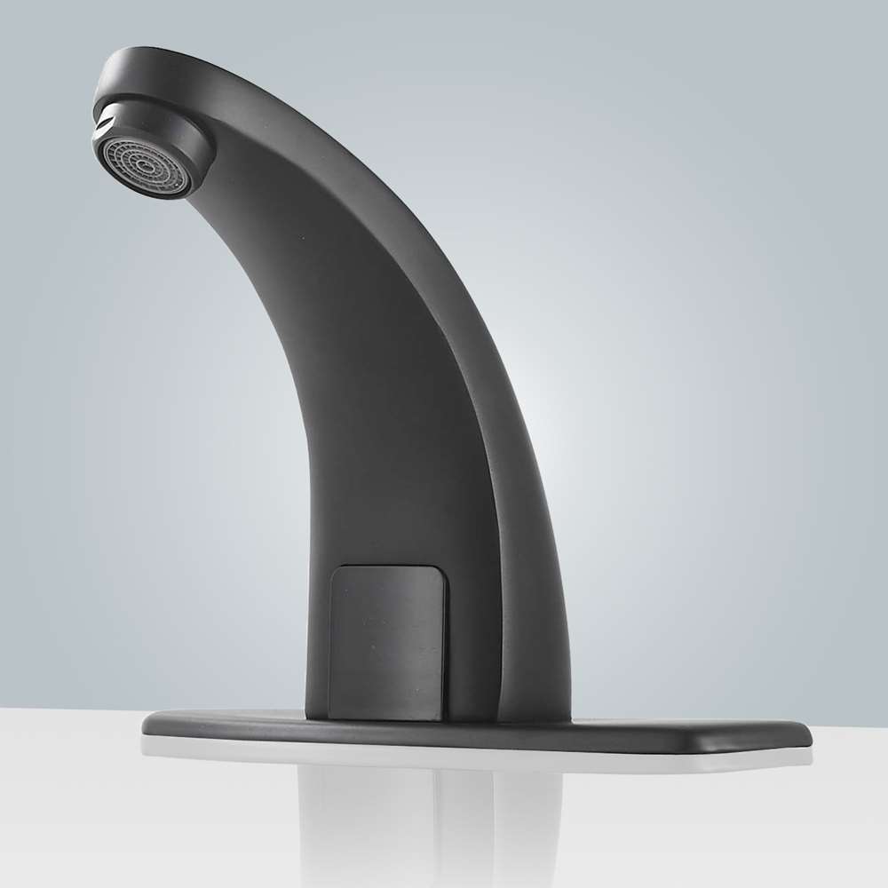FS145177 � Automatic Matte Black Deck-Mount Touchless Faucet