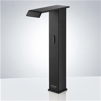 Touchless Tall Bathroom Vessel Sink Faucet Black Automatic Motion Sensor Bathroom