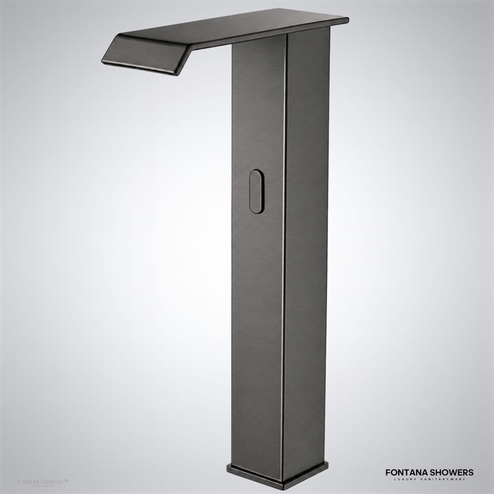 Gun Metal Gray Touchless Faucet