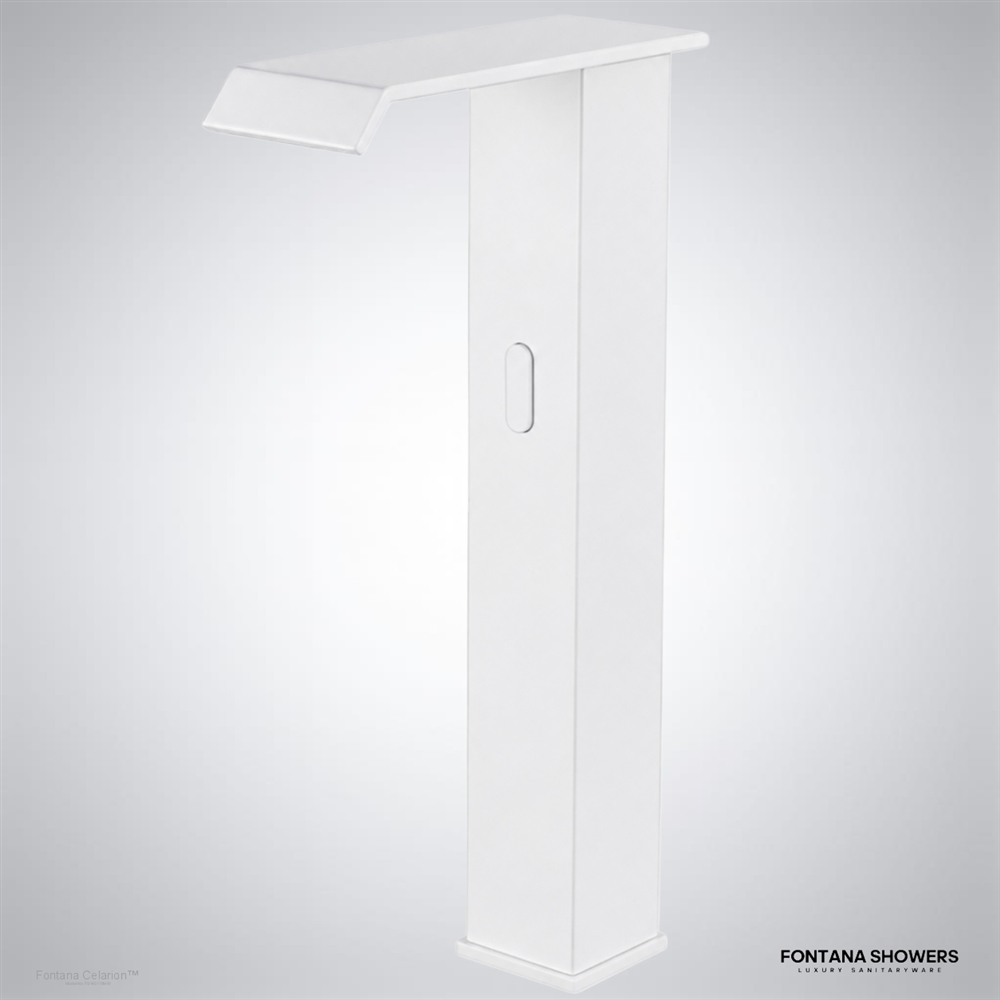 Matte White Touchless Faucet