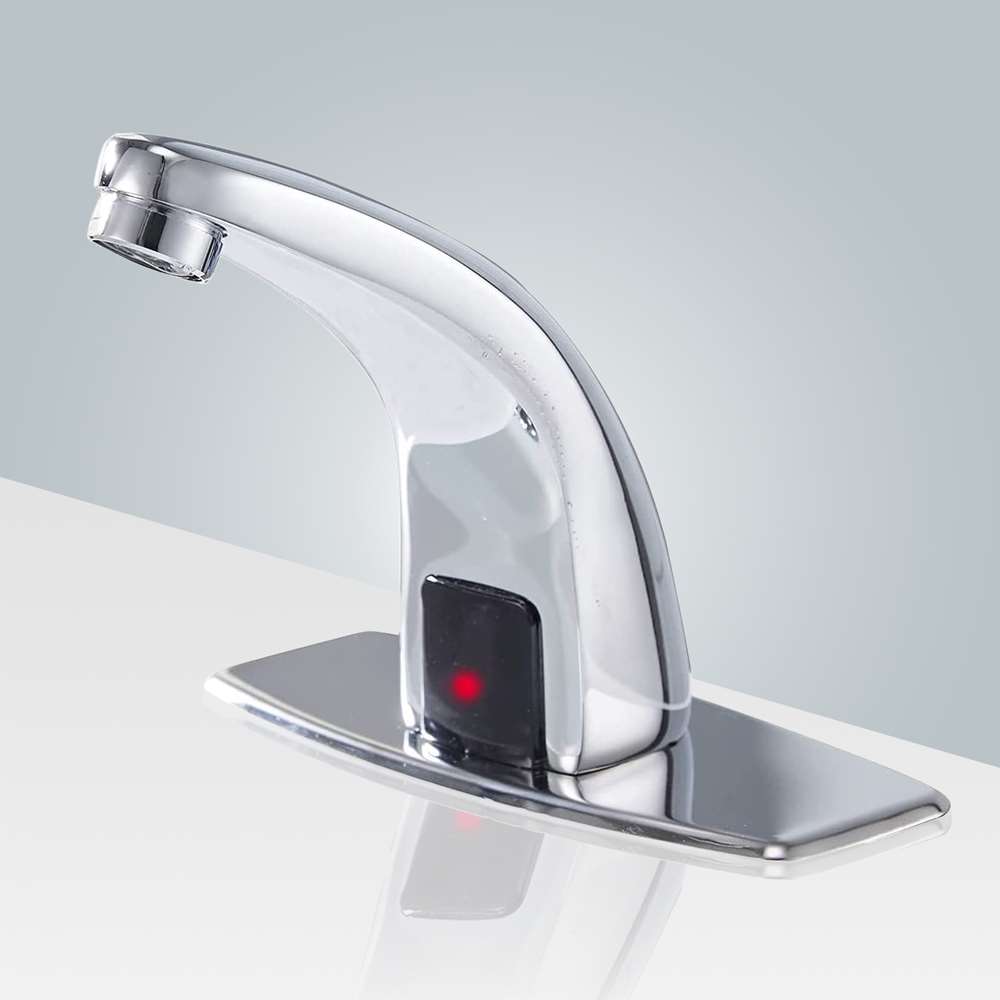 Fontana Chrome Sensor Faucet with Hole Cover Plate
