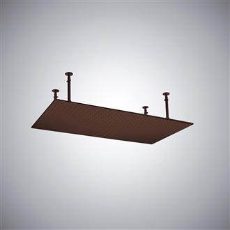 Fontana Vicenza 20x40in Oil Rubbed Bronze Rainfall Ceiling Mount Rain Shower Head